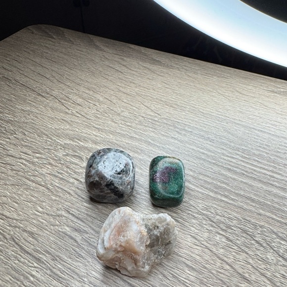 Set of Three Polished Stones Mixed Tumbles - Picture 2 of 4
